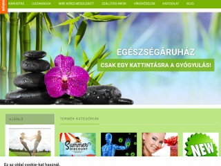 EGÉSZSÉGÁRUHÁZ - Egészségmegörző- és wellness készülékek, terápiás eszközök és gyógytermékek nagy vá