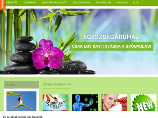 EGÉSZSÉGÁRUHÁZ - Egészségmegörző- és wellness készülékek, terápiás eszközök és gyógytermékek nagy vá