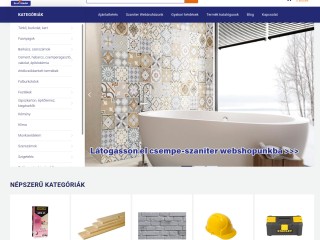 újHáz Építőanyag Webáruház